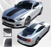 2015-2017 Ford Mustang Median Hood Roof and Deck Stripe Kit